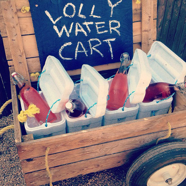 Lobster Crate Water Cart