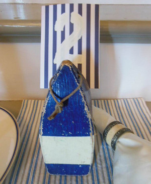 Buoy Place Card Holder