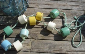 Colourful Vintage Styro Float Strings