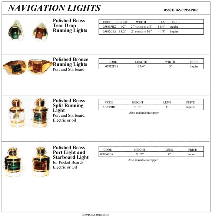 Navigation Lights